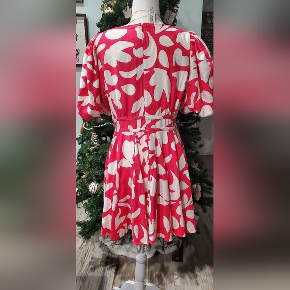 House Of Harlow Linen Blend Mini Dress - Picture 6 of 7